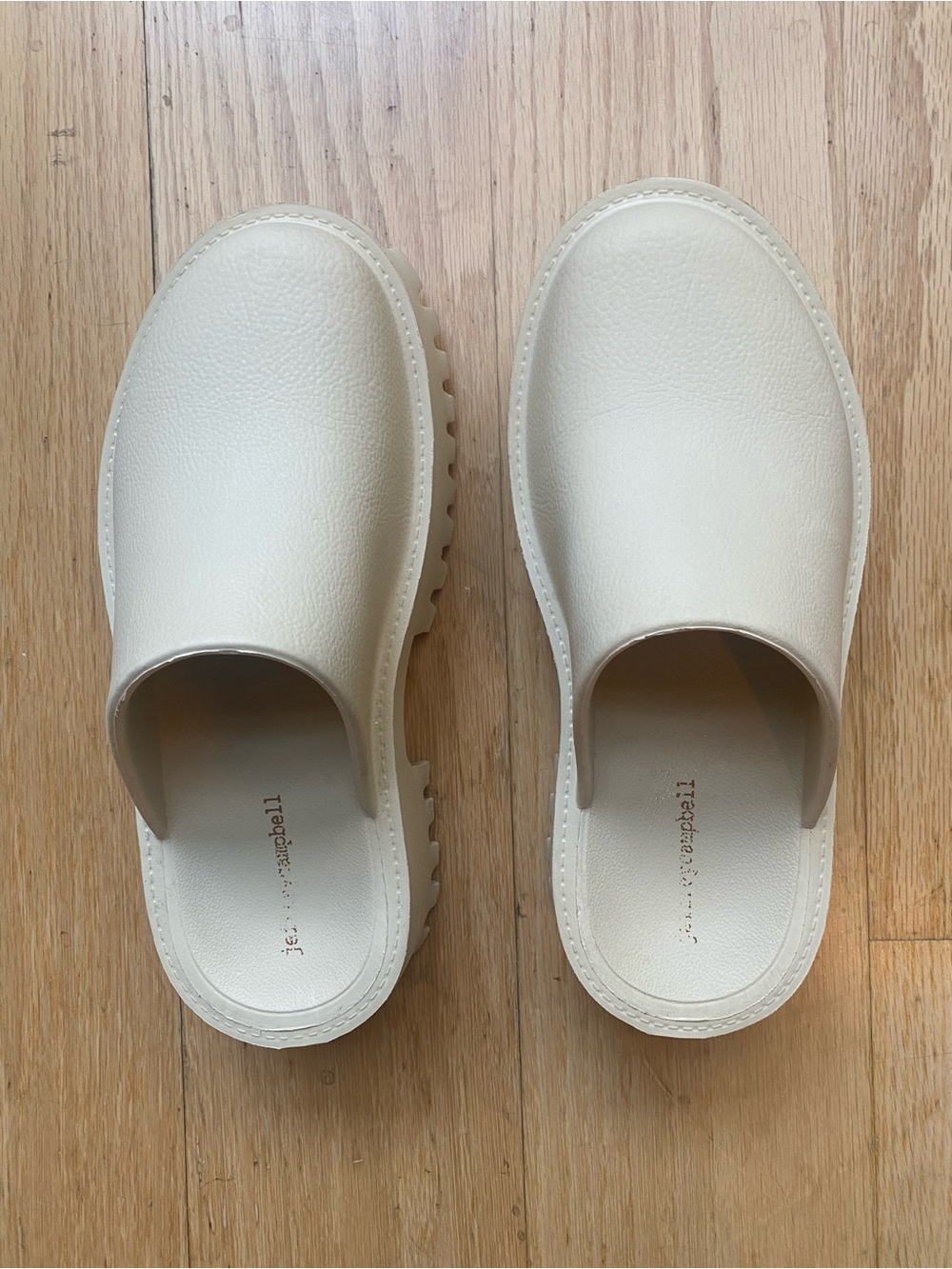 Jeffrey Campbell Clogge Platform Mule Cream - Picture 6 of 11